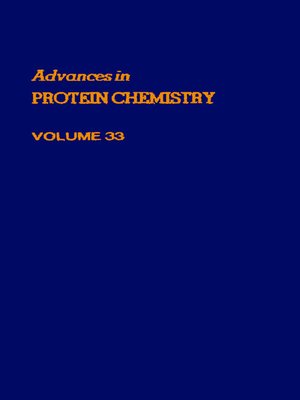 cover image of Advances in Protein Chemistry